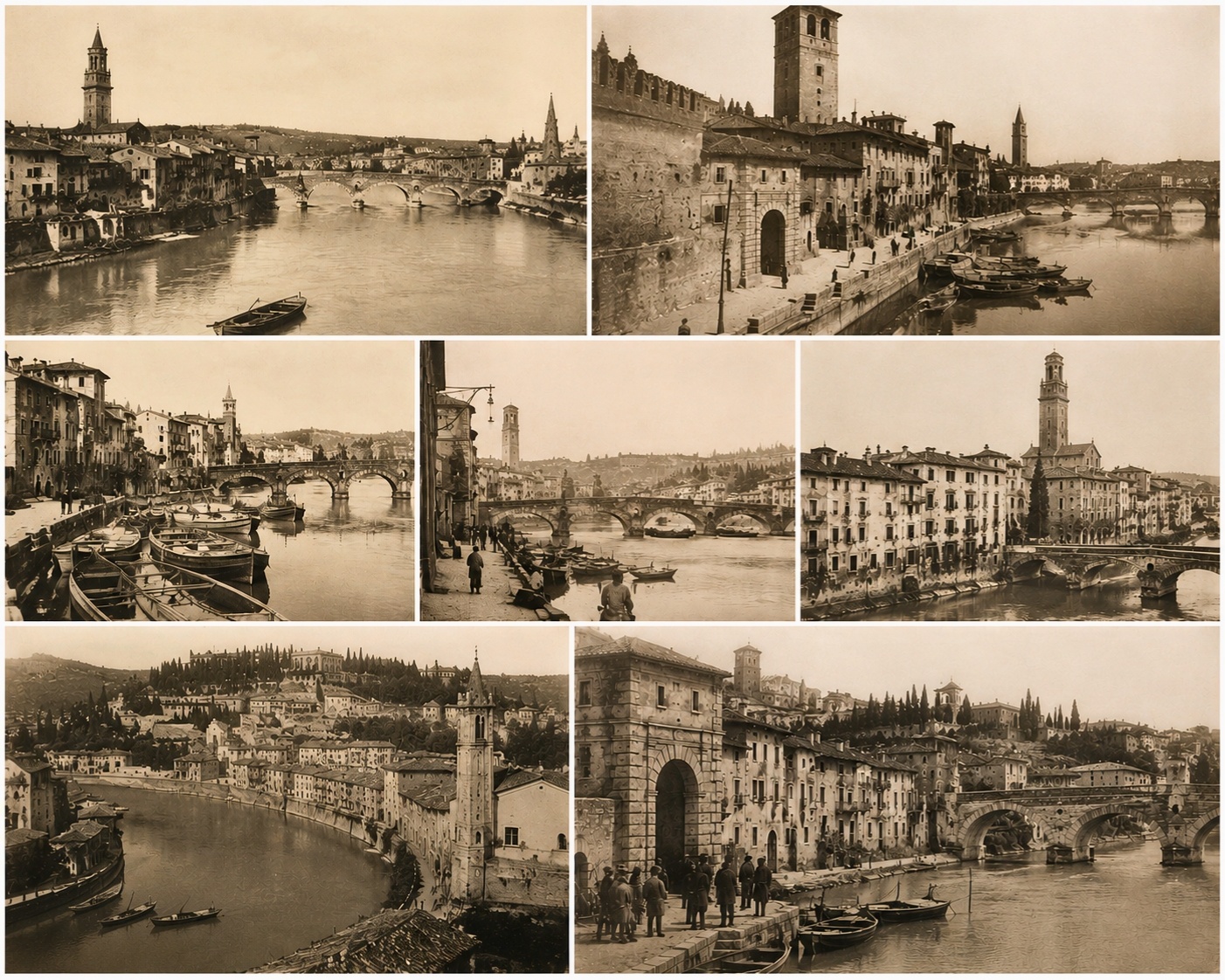 Verona fluviale, l'Adige nell'Ottocento
